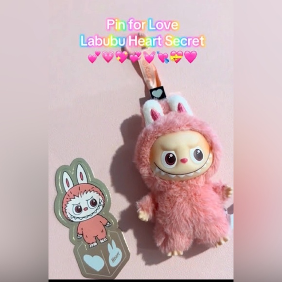 POP MART LABUBU THE MONSTERS “PIN FOR LOVE” SERIES - THE SECRET “HEART” Edition